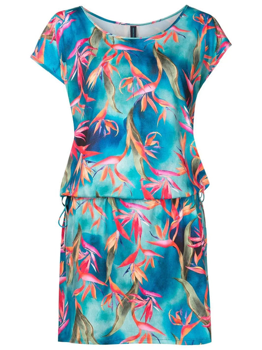 Shiva-Print Minidress