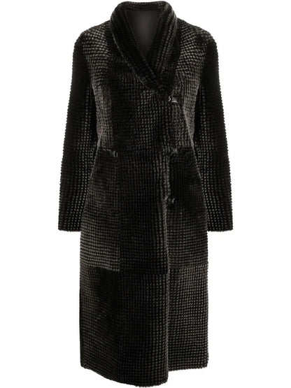 Reversible Double-Breasted Coat