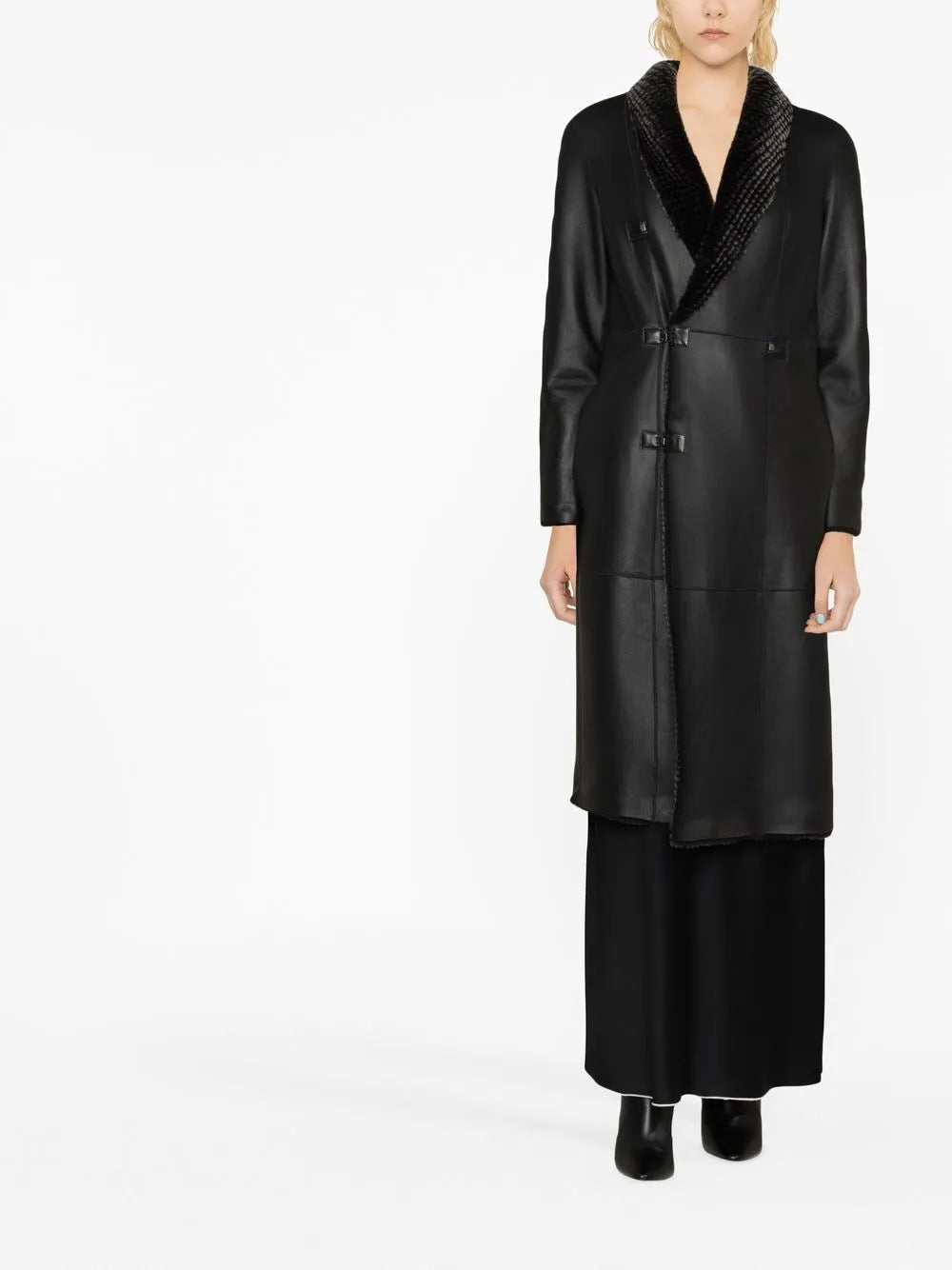 Reversible Double-Breasted Coat