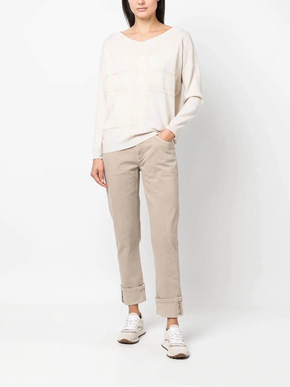 V-Neck Cashmere Jumper