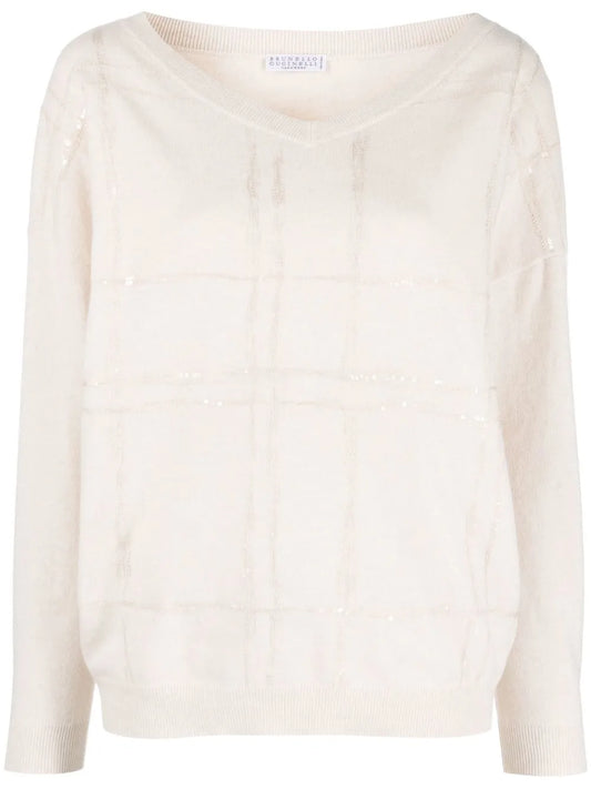 V-Neck Cashmere Jumper