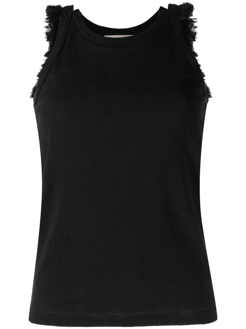 Cut-Out Sleeves Cotton T-Shirt