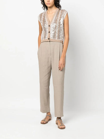 High-Waisted Trousers
