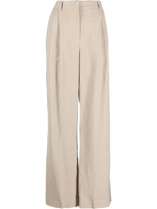 High-Rise Wide-Leg Trousers