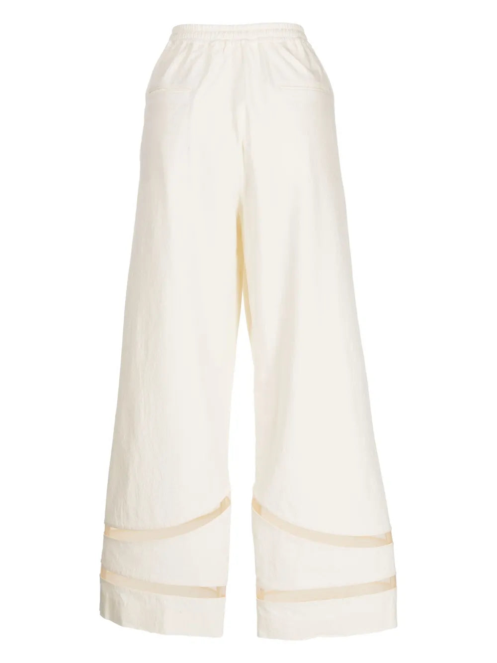 Cut-Out Cotton Track Pants