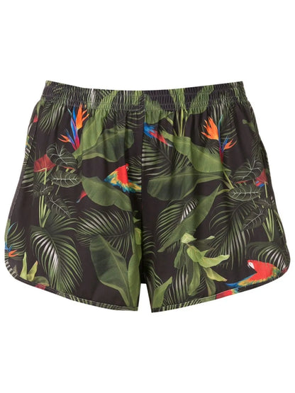Lee Botanical-Print Shorts