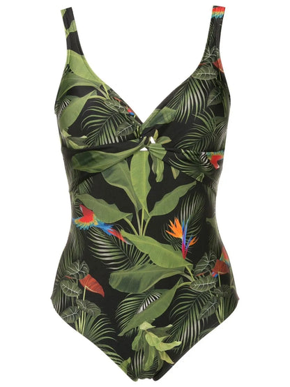 Maillot Adriana Botanical-Print One-Piece