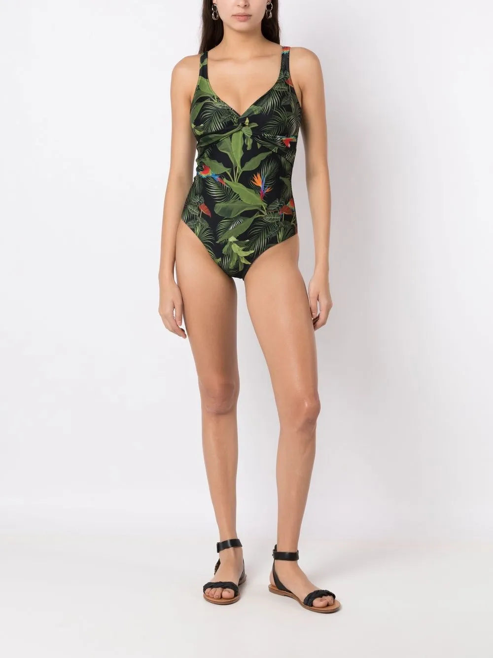 Maillot Adriana Botanical-Print One-Piece