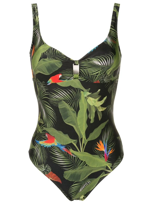 Roberta Sweetheart-Neck Swimsuit