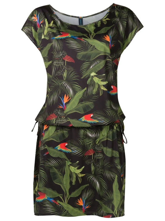 Shiva Botanical-Print Dress