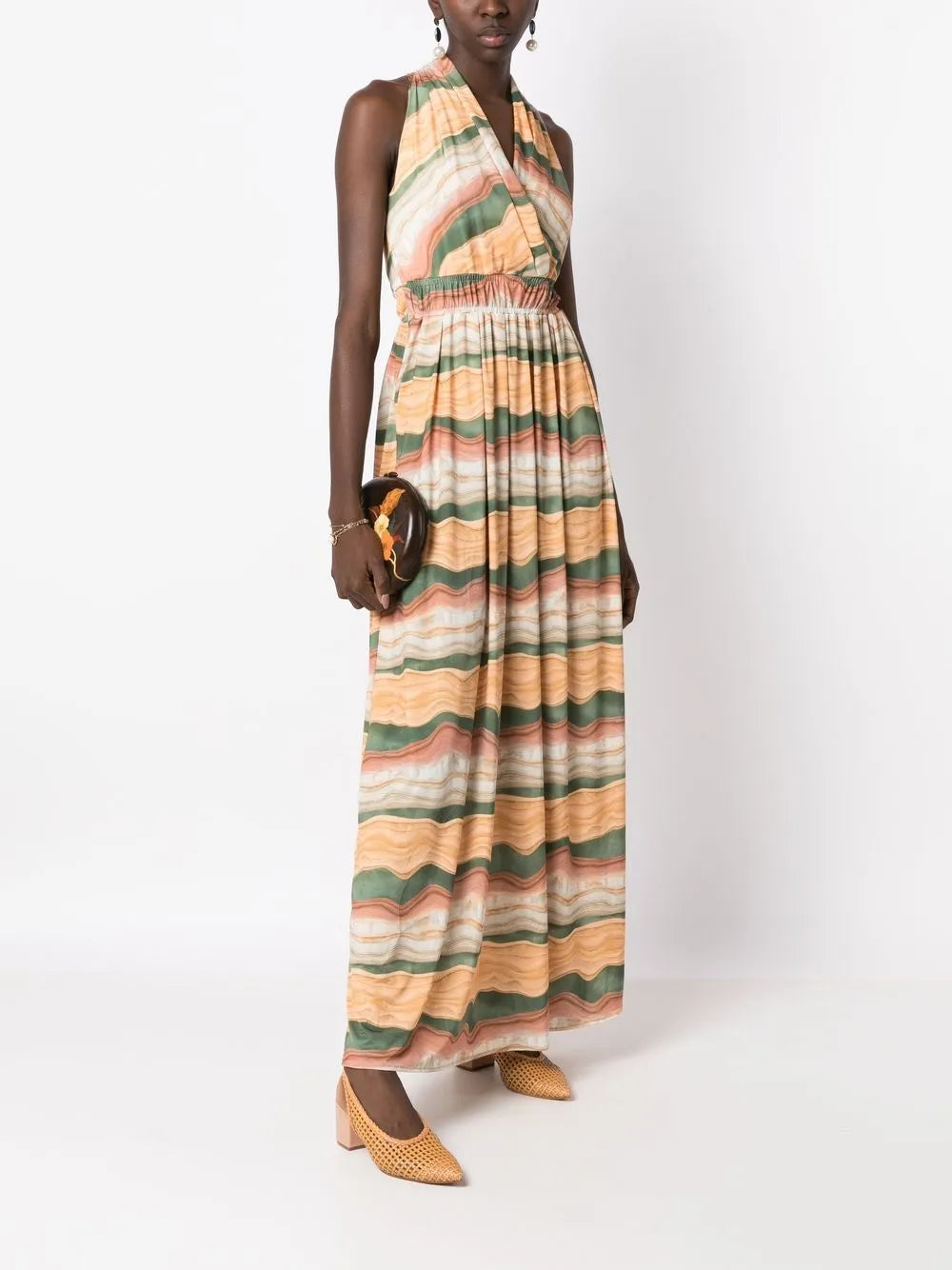 Venus Waisted Long Dress