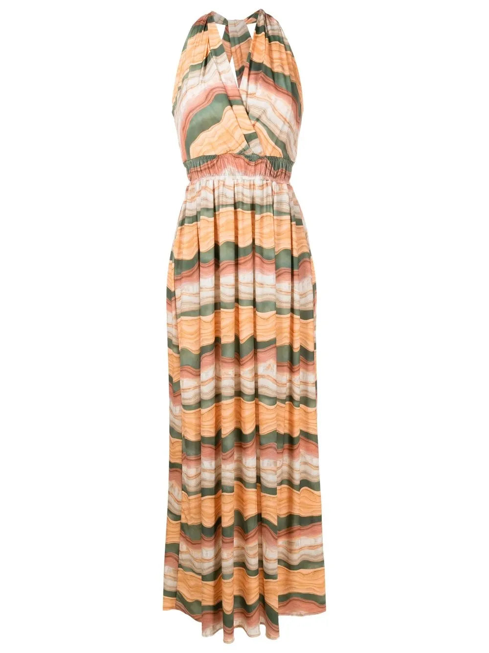 Venus Waisted Long Dress