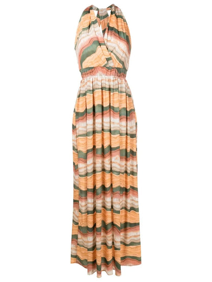 Venus Waisted Long Dress