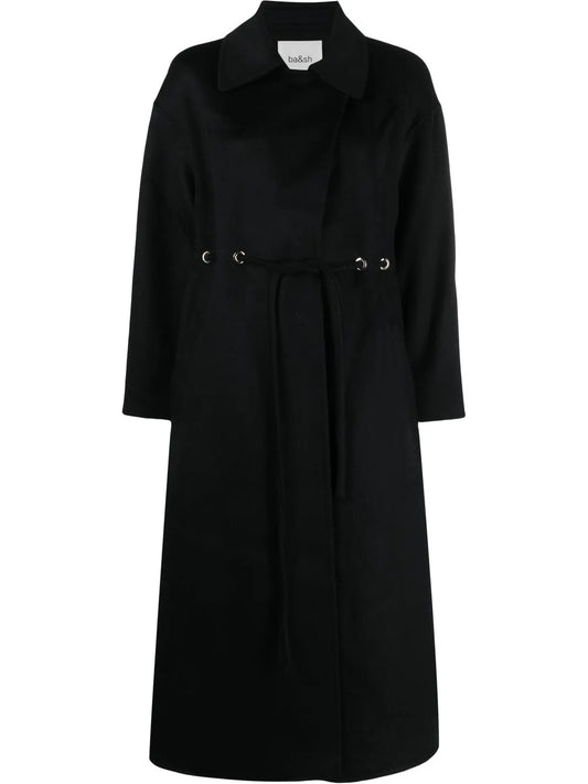 Kate Drawstring Wool-Blend Coat