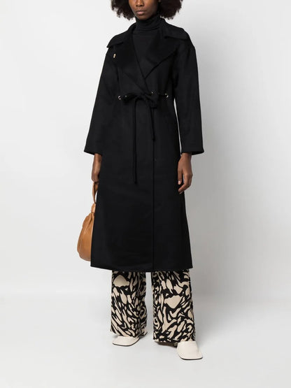 Kate Drawstring Wool-Blend Coat