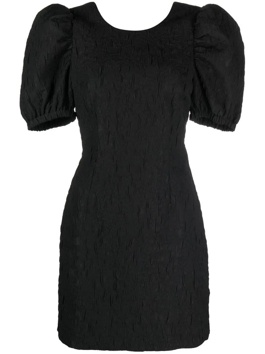 Puff-Sleeve Minidress
