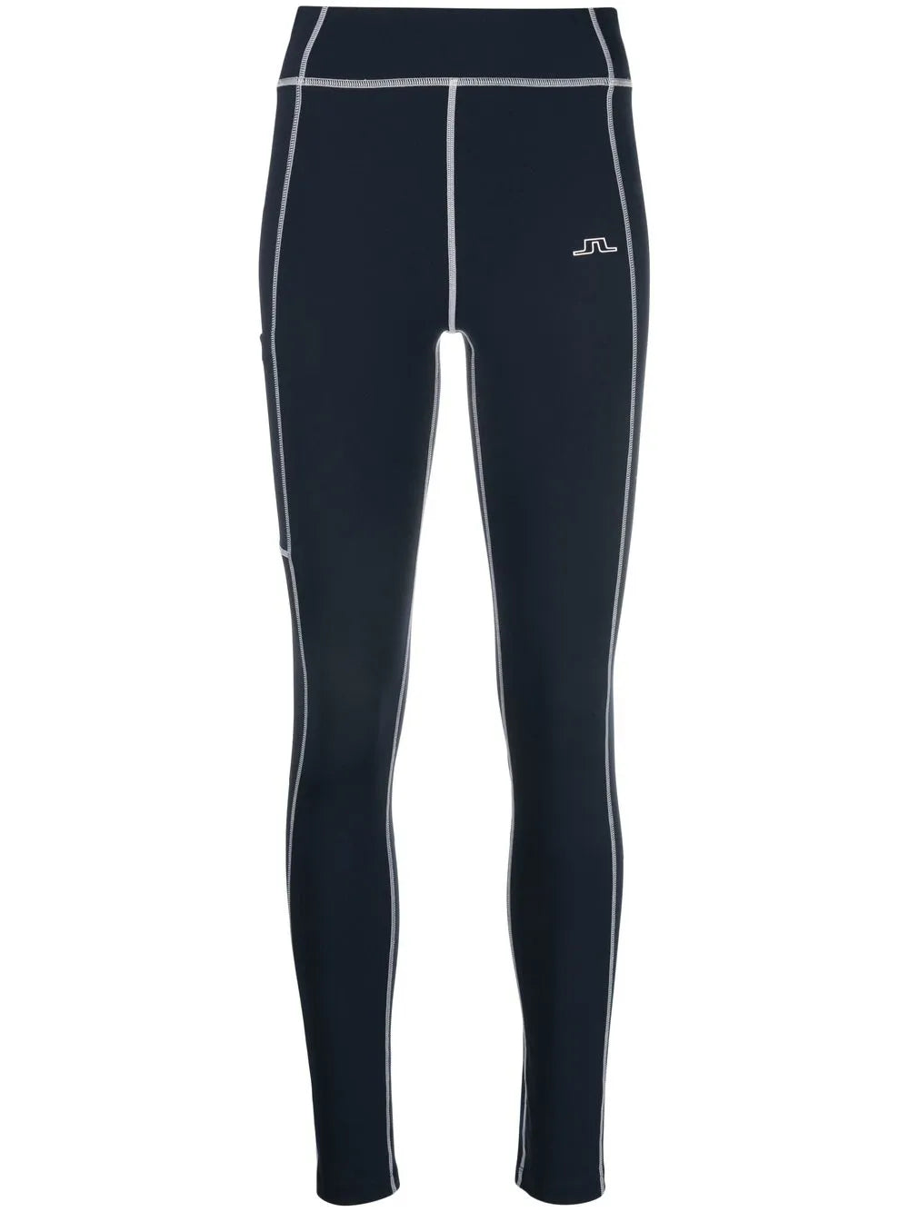 Zena Contrast-Stitch Leggings