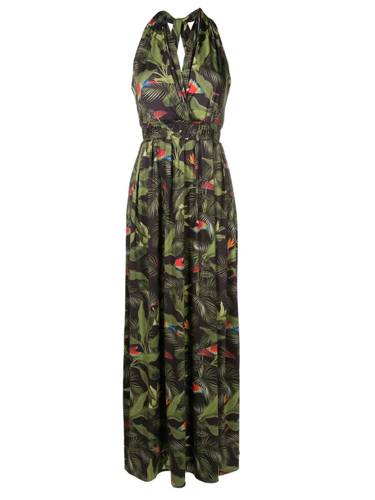 Venus Floral-Print Dress