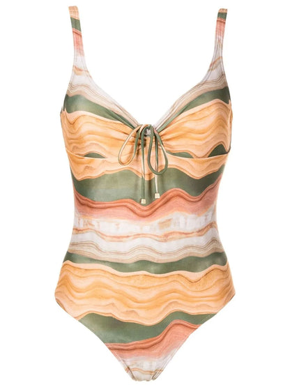 Rosa Lace-Up Swimsuit