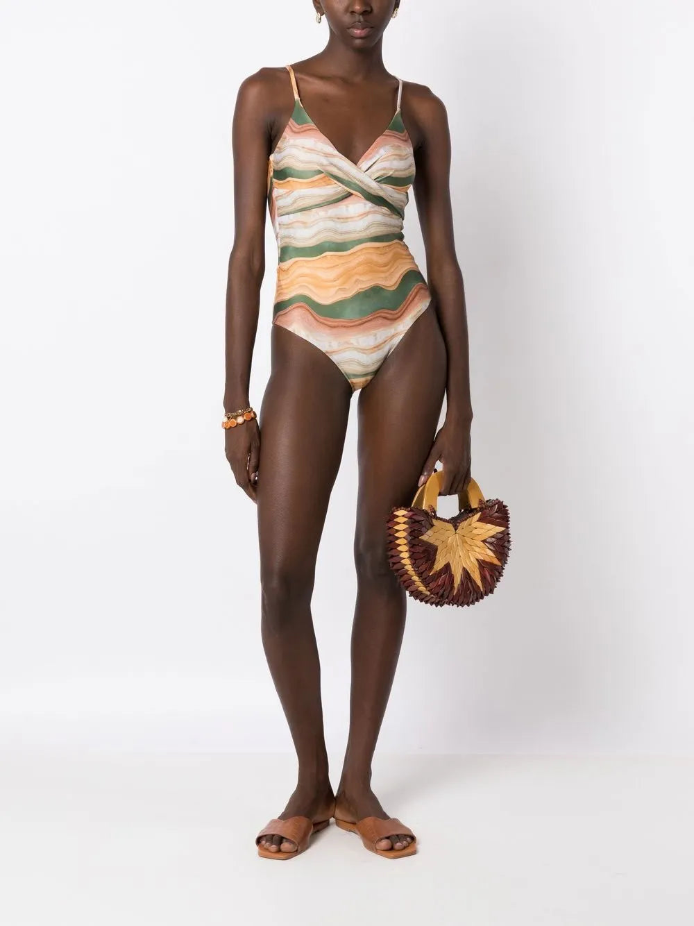 Bianca Twisted-Front Swimsuit
