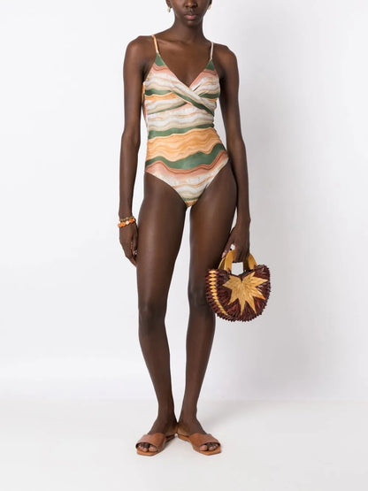 Bianca Twisted-Front Swimsuit