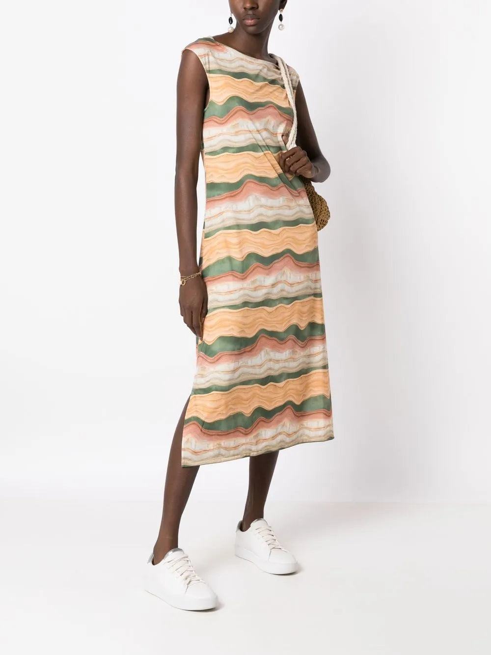 Zababa Sleeveless Midi Dress
