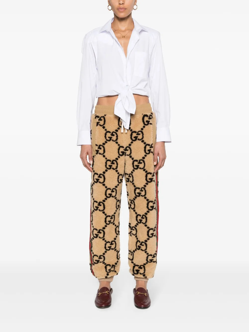 Gg Patterned Jacquard Track Pants