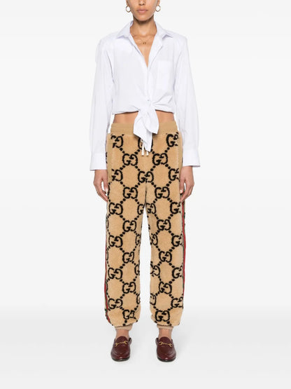 Gg Patterned Jacquard Track Pants