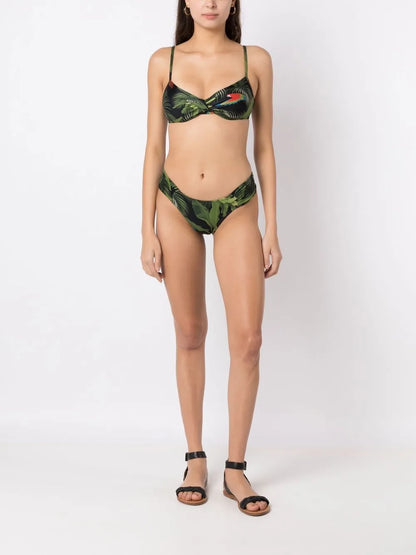 Vitória Leaf-Print Bikini