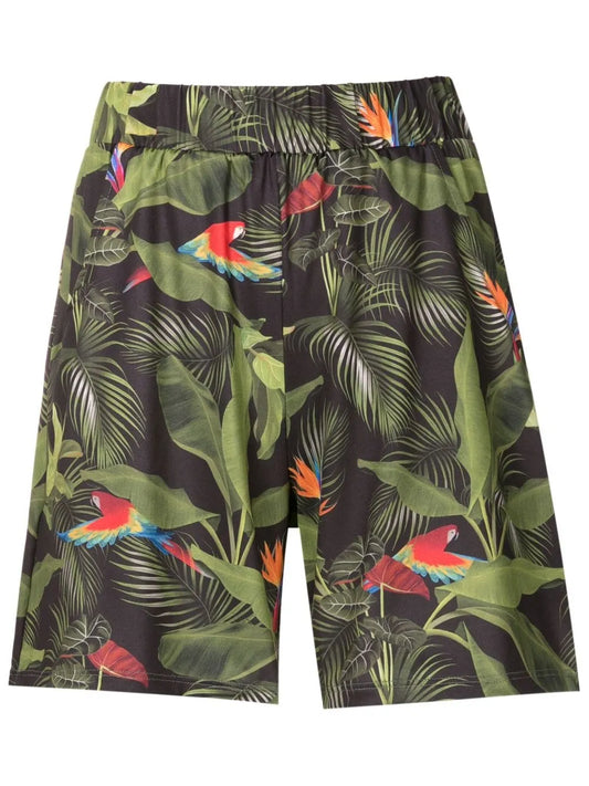 Lara Botanical-Print Shorts