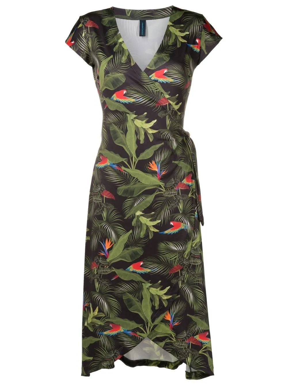 Falcão Botanical-Print Dress