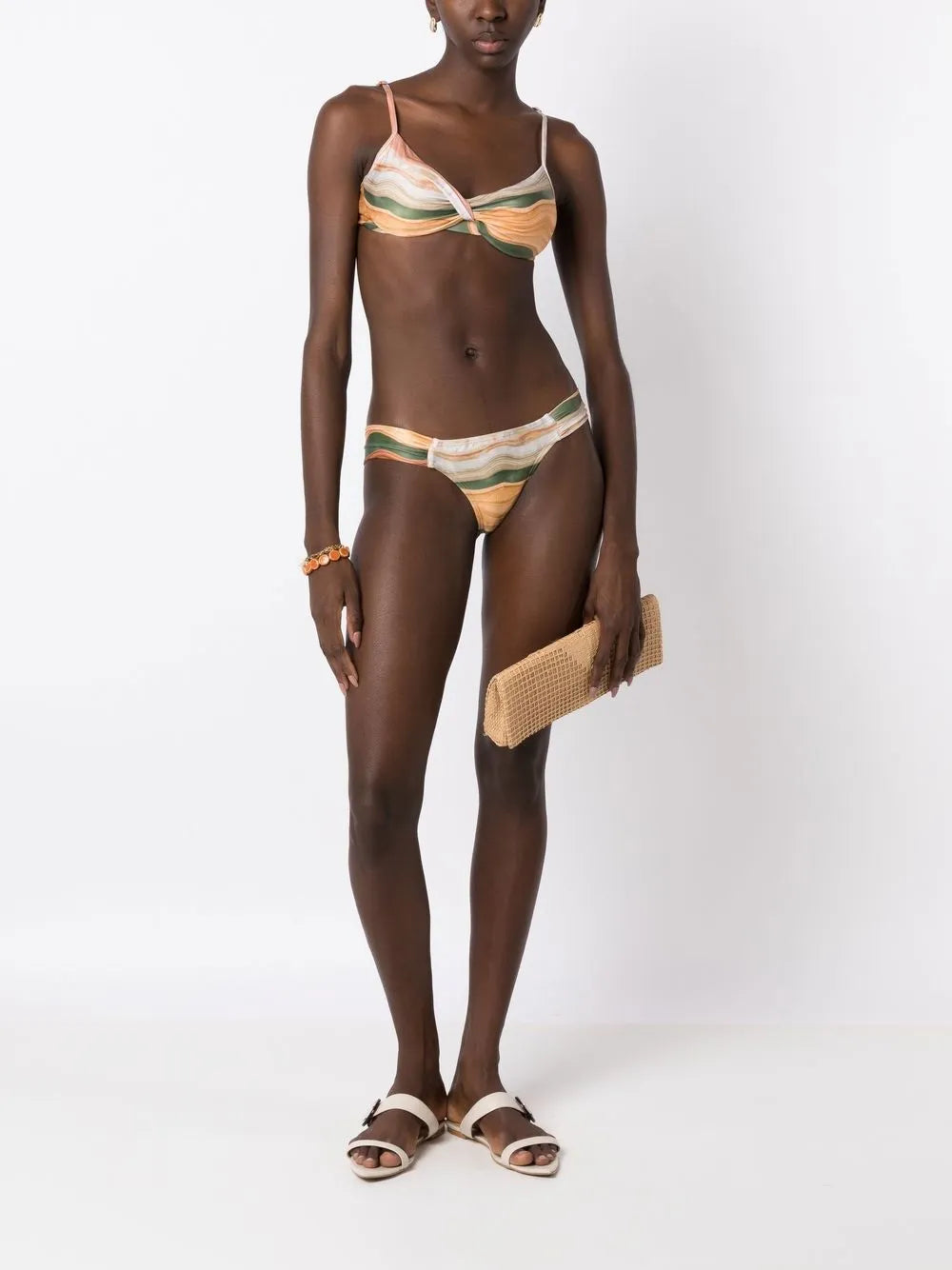 Cassis Twisted Bikini Top