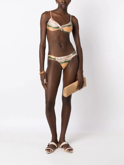 Cassis Twisted Bikini Top