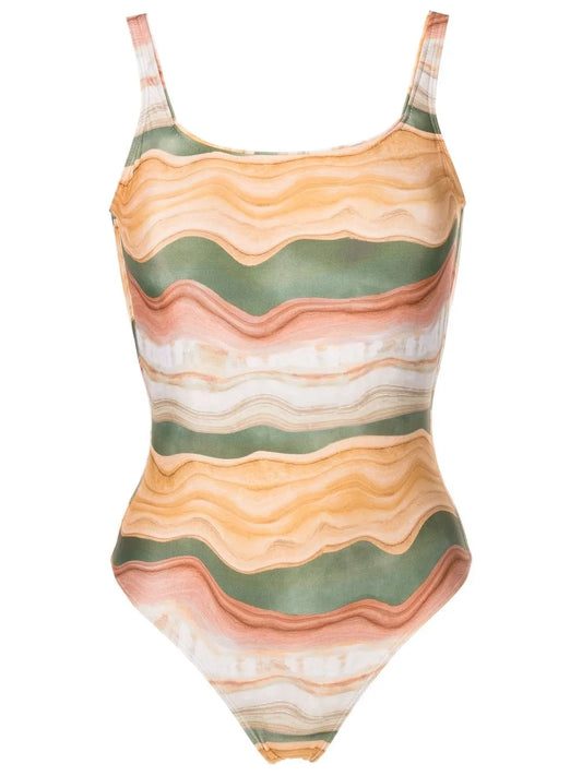 Hapuna Square-Neck Swimsuit