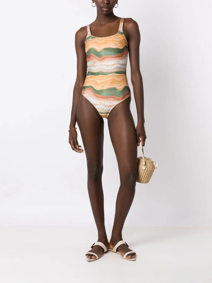 Hapuna Square-Neck Swimsuit