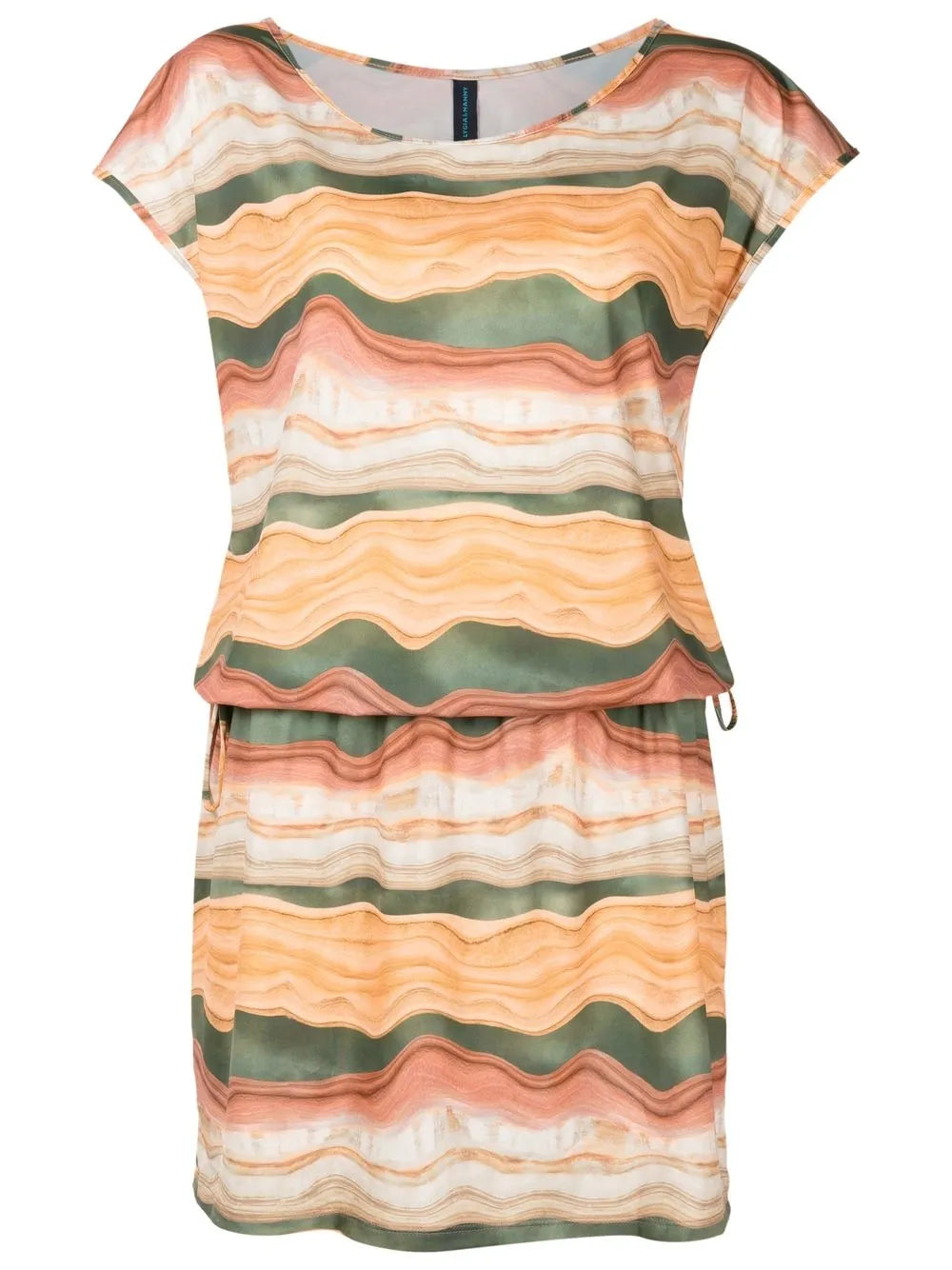 Shiva Tie-Waist Mini Dress