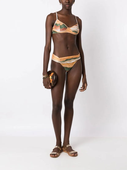 Fiji Printed Bikini Top