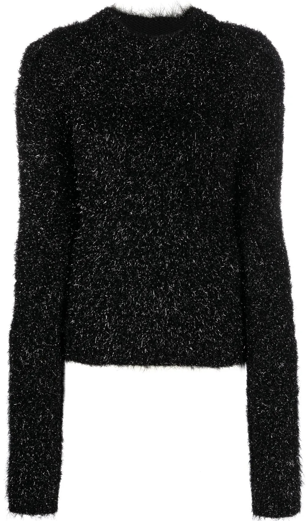 Glittered Puff-Sleeved Jumper