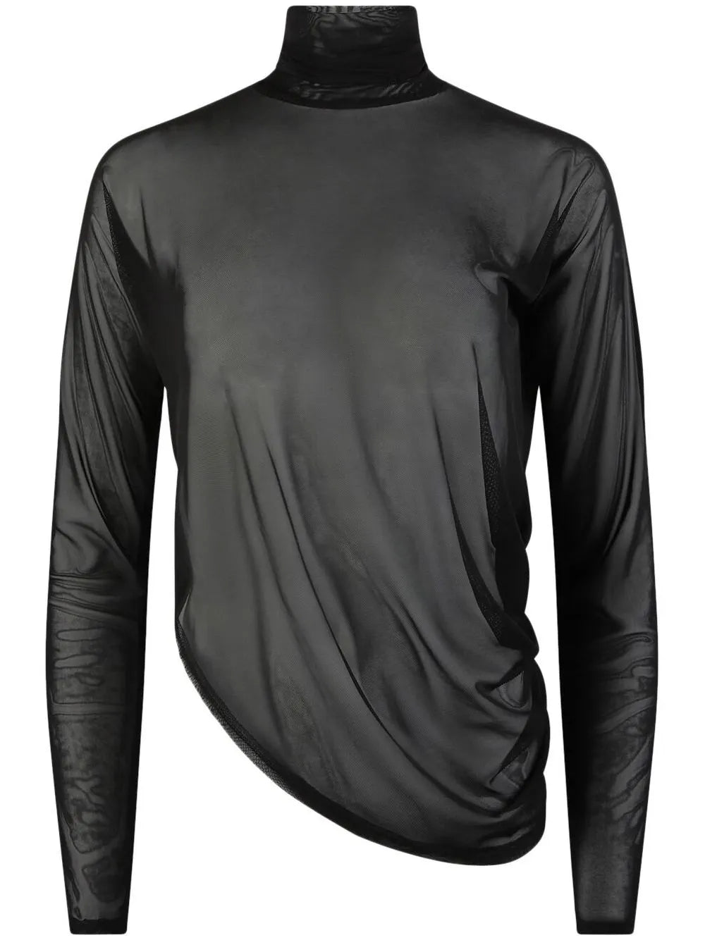 Lei Mesh Turtleneck Top