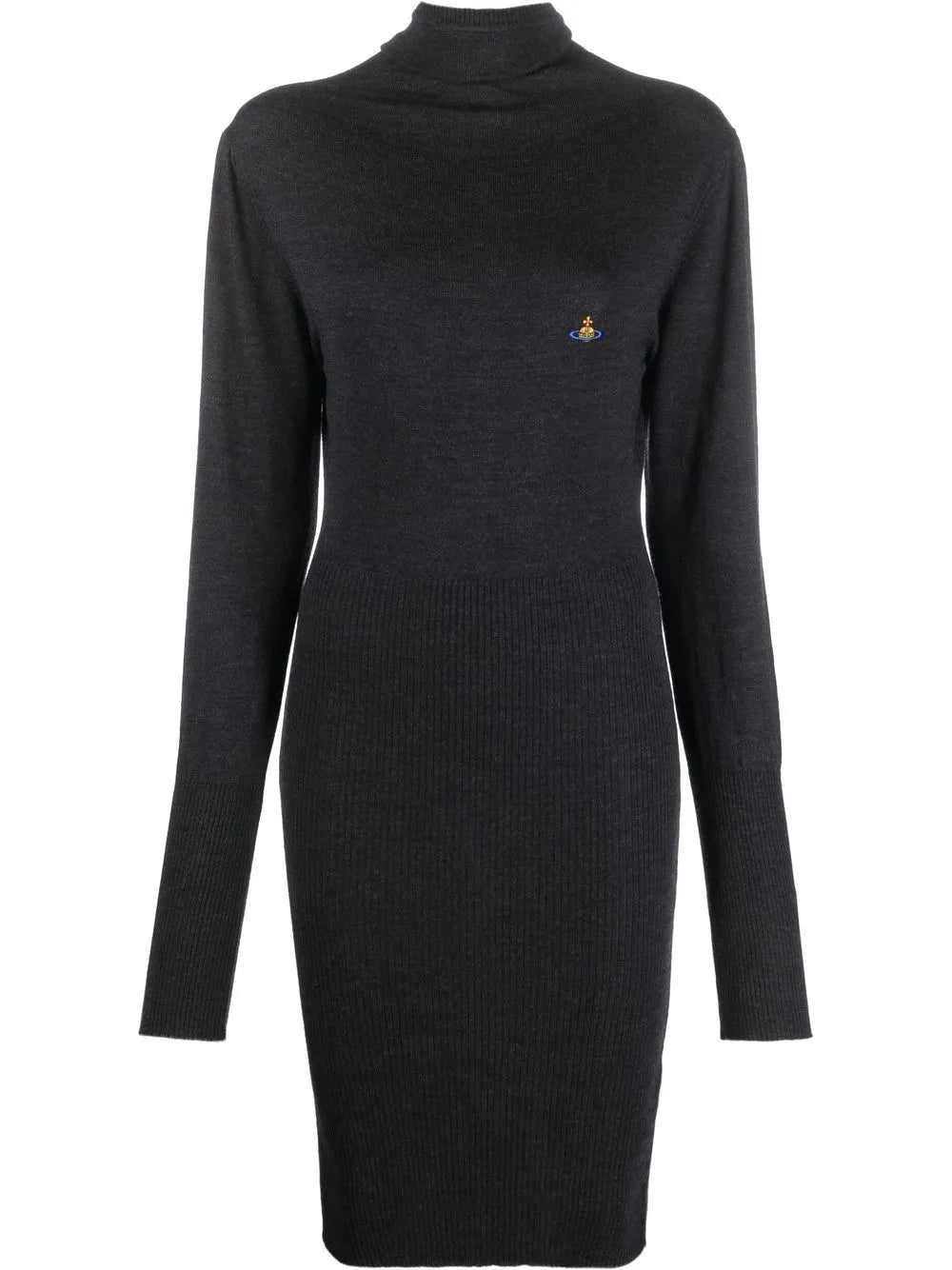 Bea Orb-Embroidered Knitted Dress