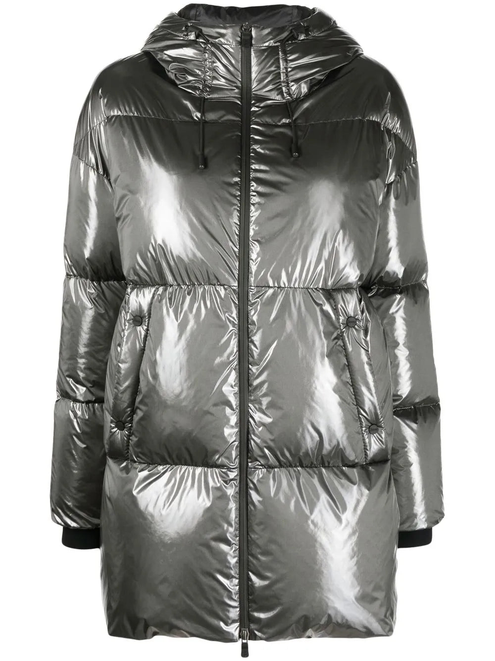 High-Shine Puffer Jacket