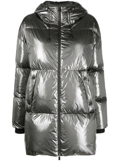 High-Shine Puffer Jacket