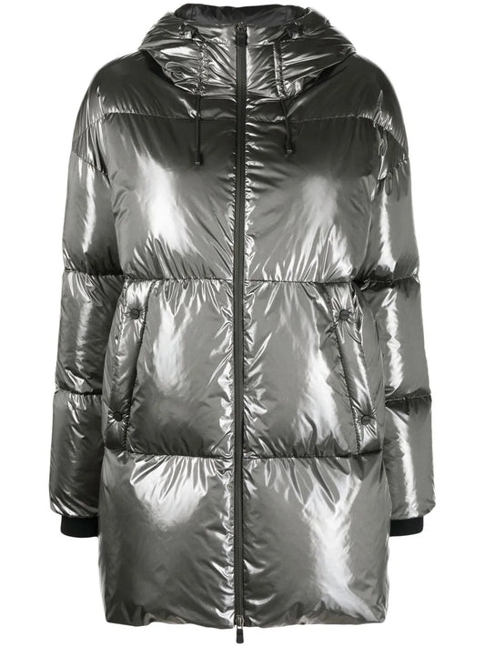 High-Shine Puffer Jacket