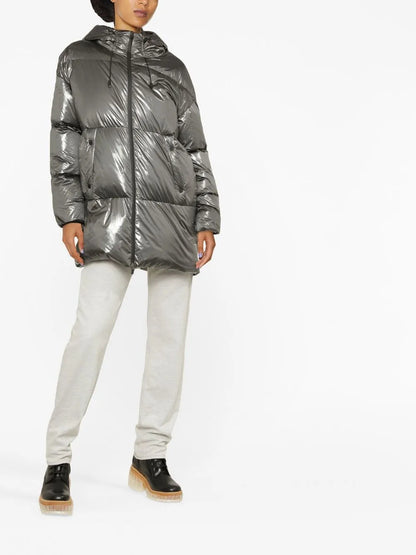 High-Shine Puffer Jacket