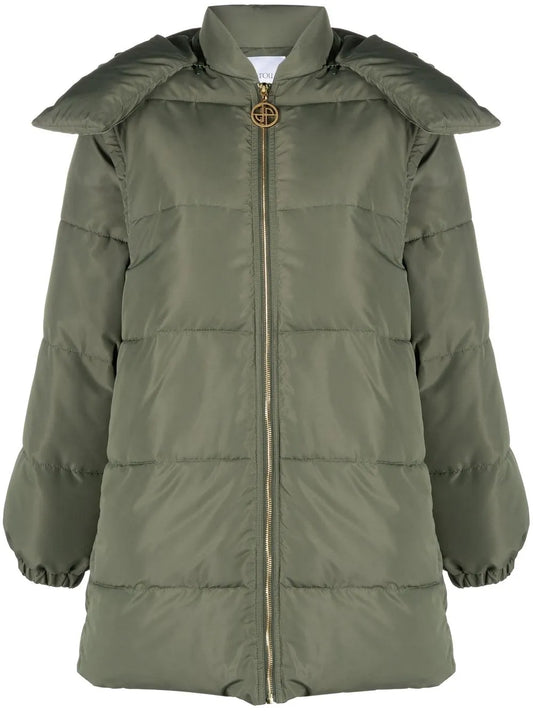 Detachable-Sleeve Puffer Coat