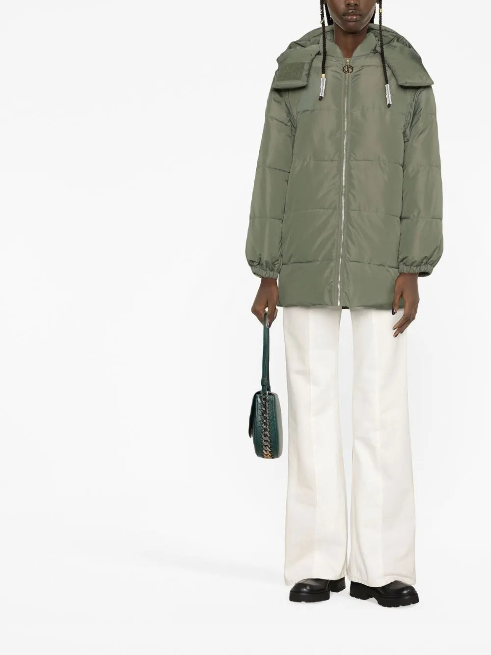 Detachable-Sleeve Puffer Coat