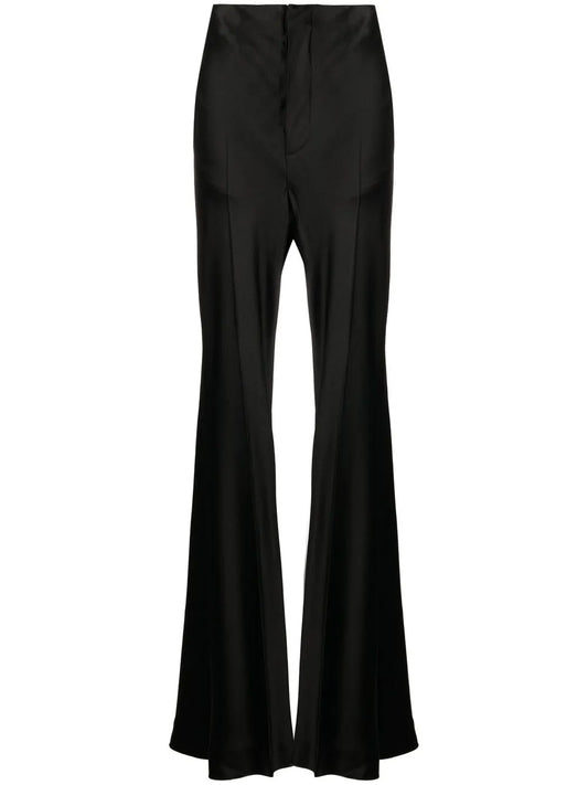 Pleated Wide-Leg Trousers
