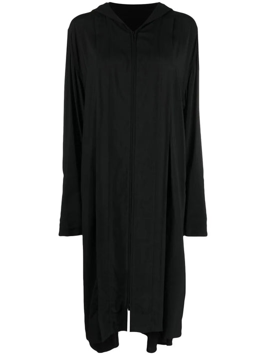 Asymmetric Hooded Coat