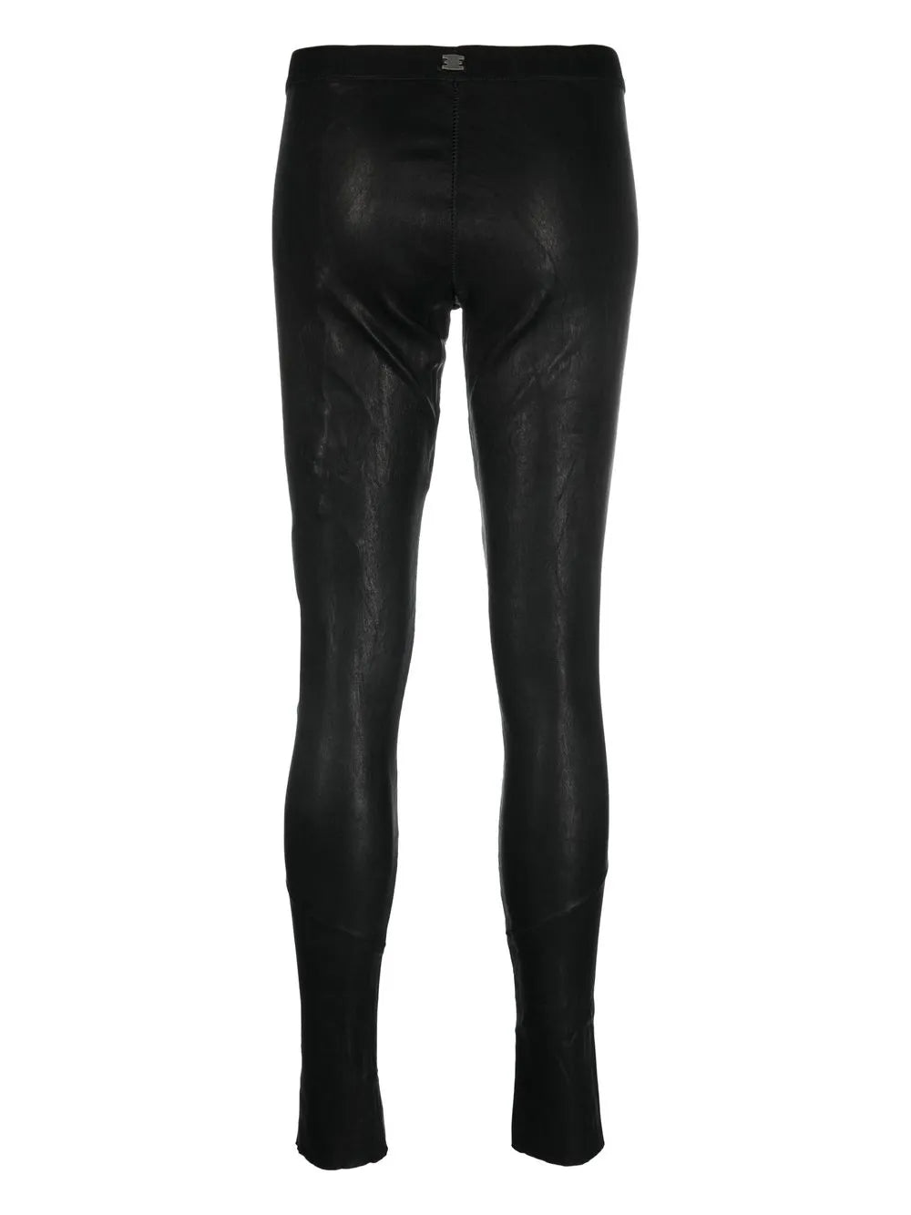 Low-Rise Leather Leggings