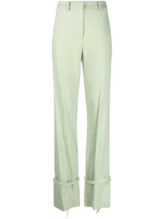 Twill Buckled-Ankle Trousers